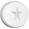 Ekena Millwork Standard Dalton Star Rosette With Rounded Edge, 7"W x 4 3/4"H x 1/2"P ROSP070X048X050DAL08 - alternate 1